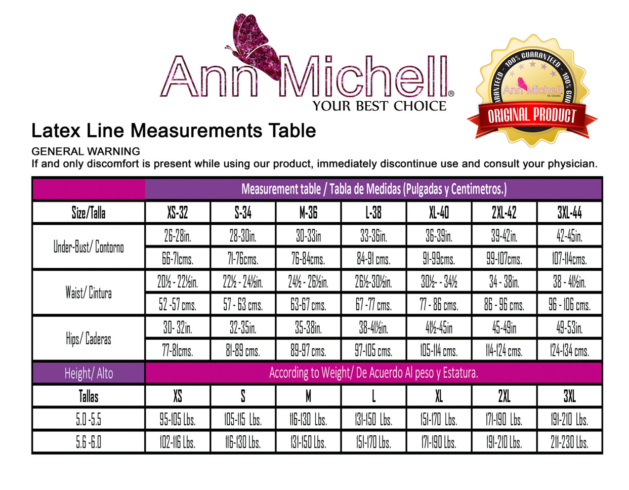 2027 Latex Vest 3 hooks