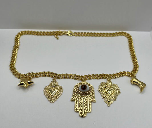 Necklace with Eye in Hand