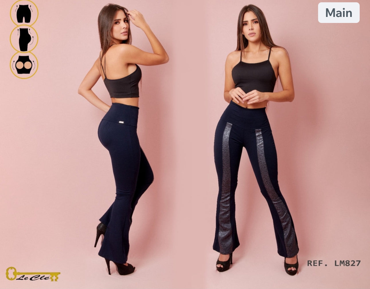LM827 Leggins faja campana