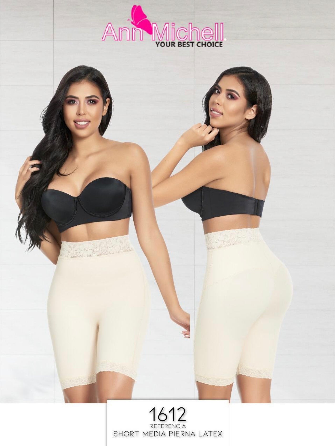 1612 Short Half Leg By Ann Michell