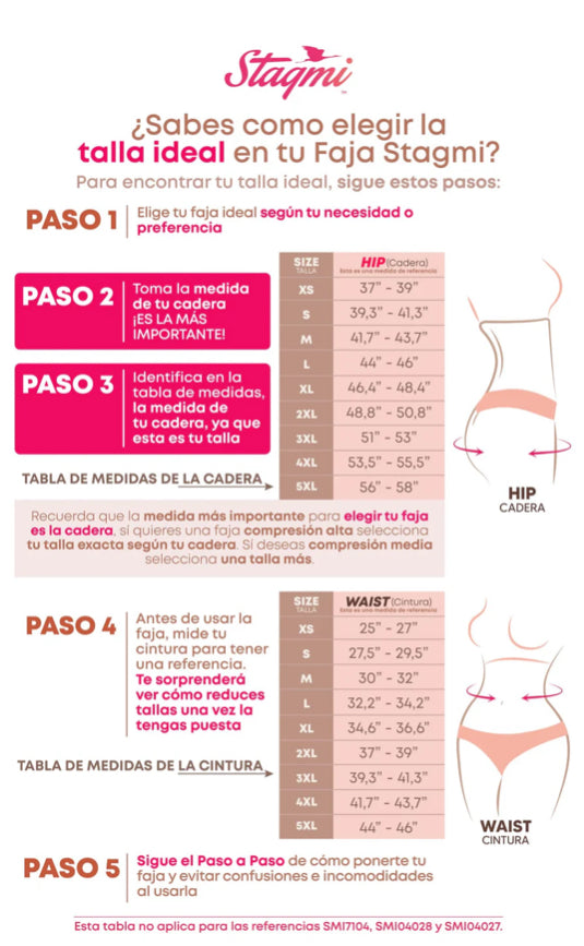 Stagmi 7121 FAJA ULTRA INVISIBLE PROGRESIVA CON BRA