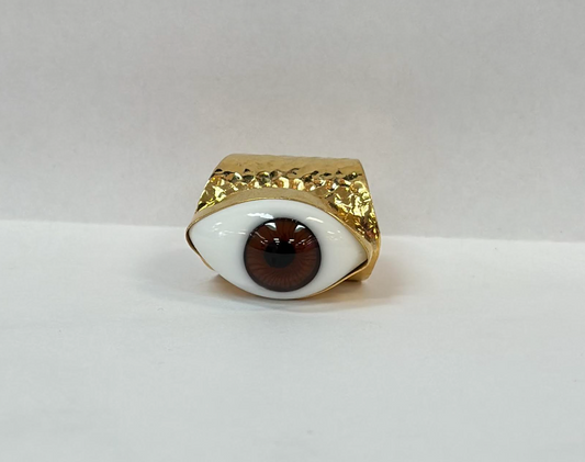 Thick Eye Ring
