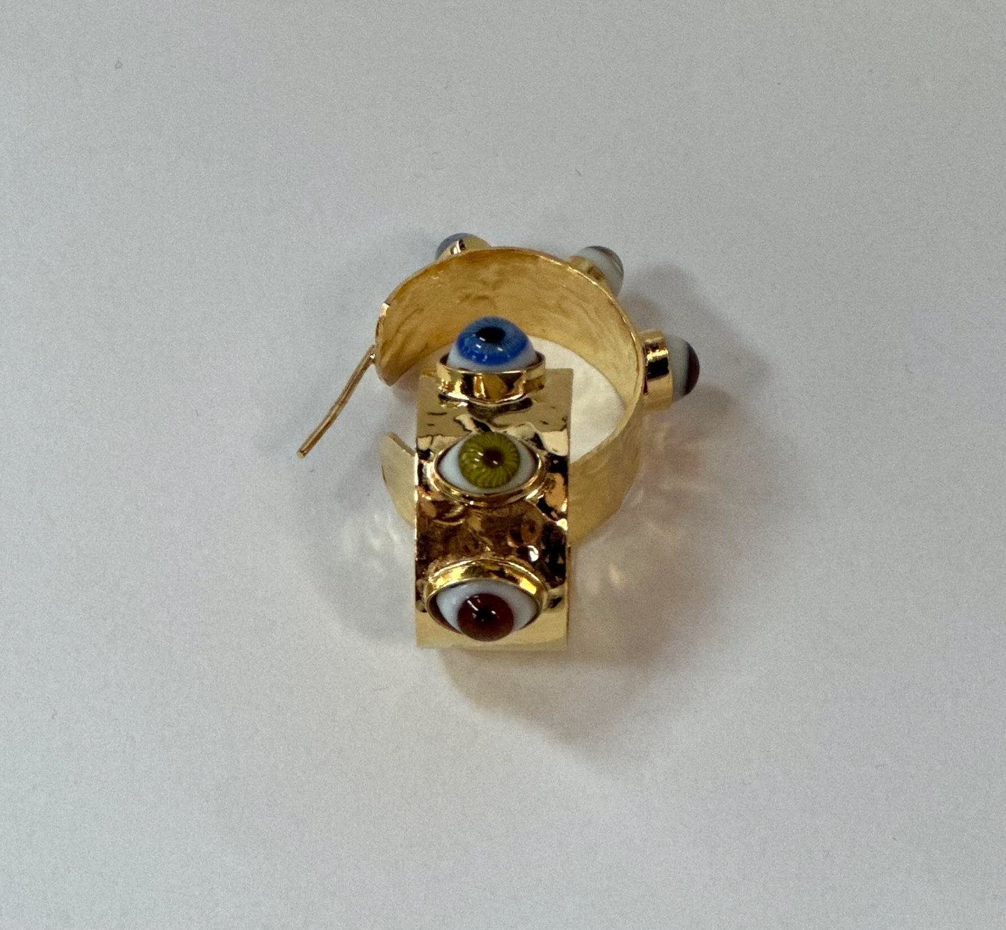 3 eyes Hoop Earrings