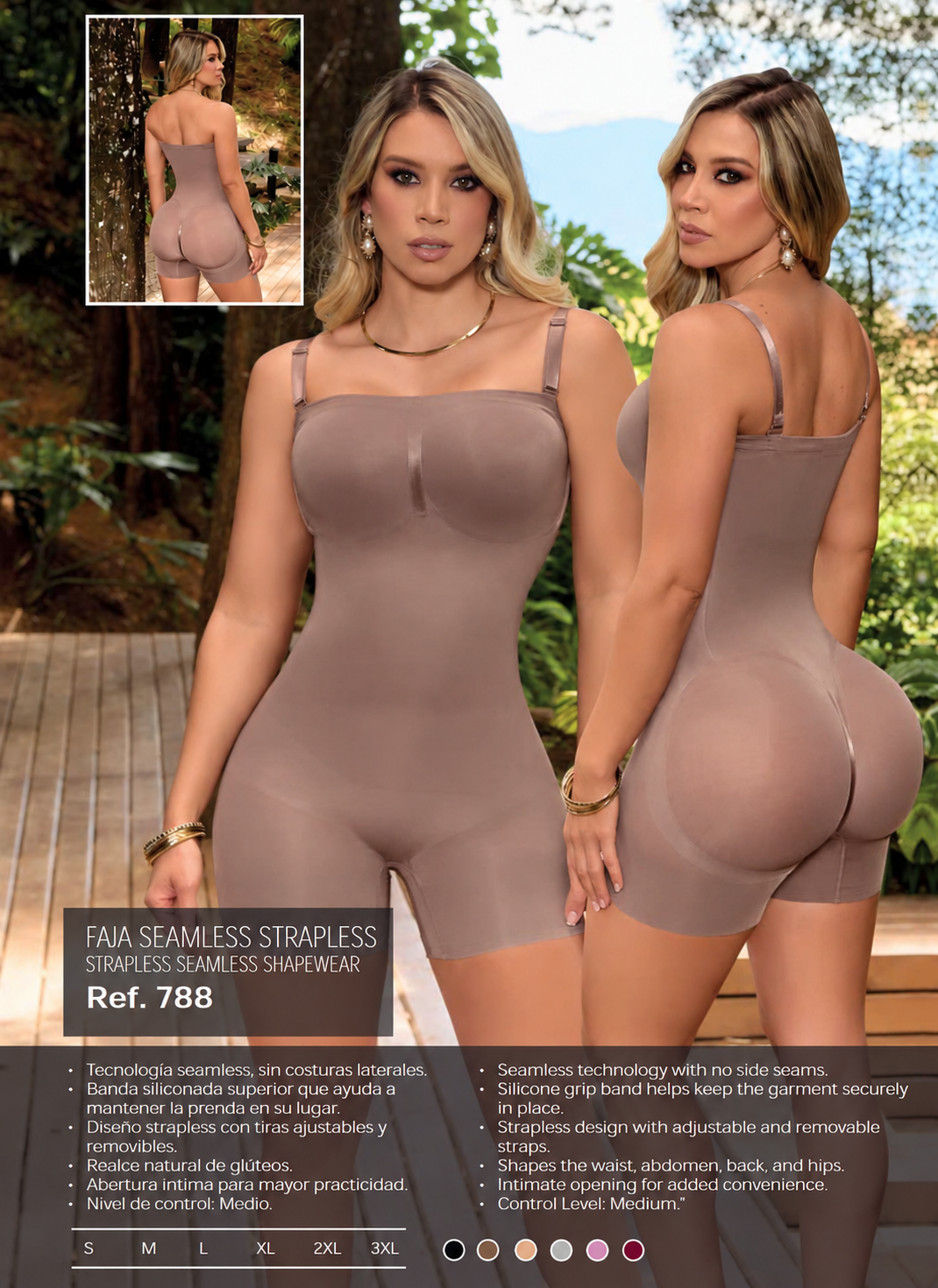 788 Faja Strapless Seamless